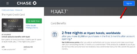 hyatt credit card login pay bill